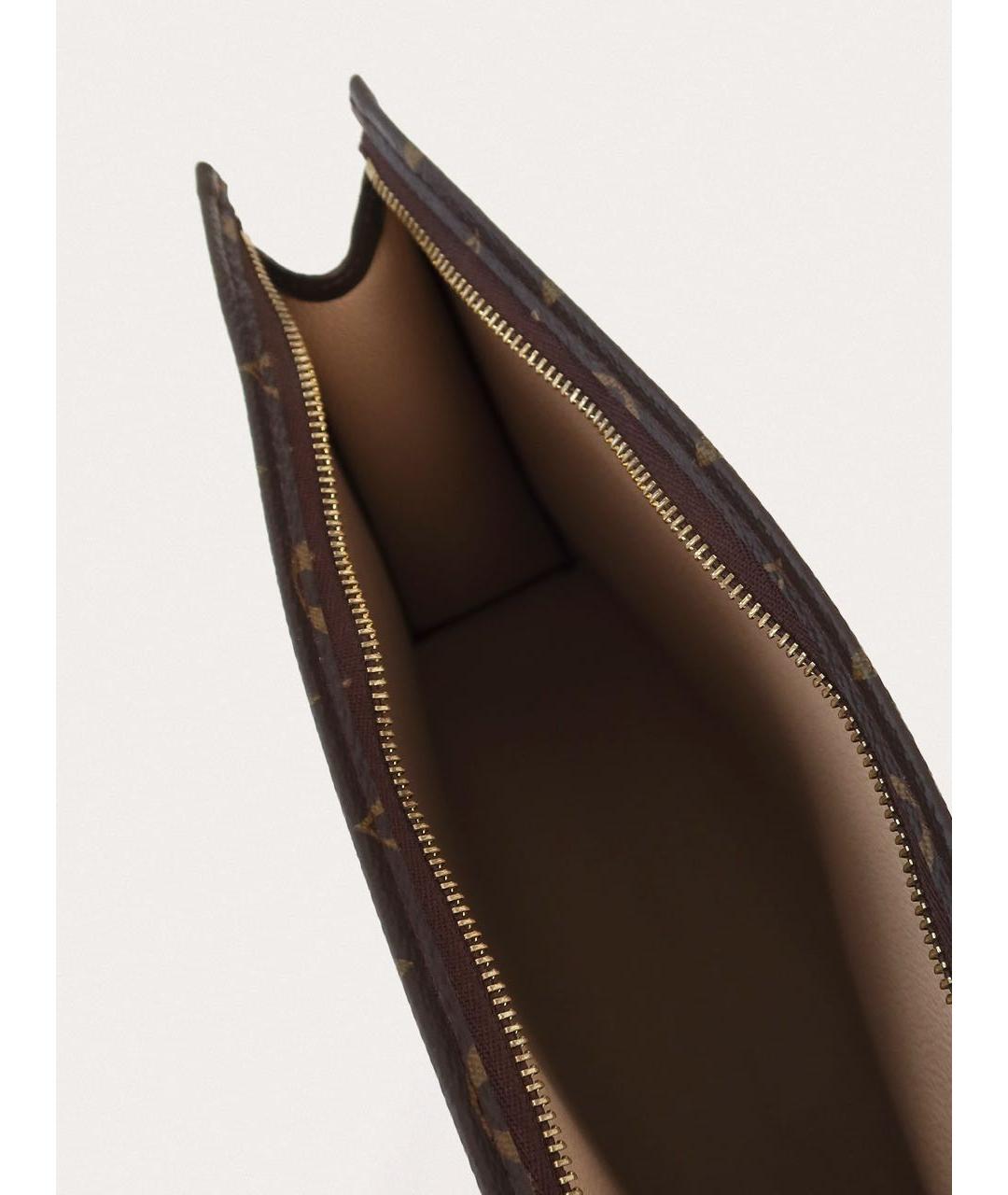 LOUIS VUITTON Коричневая барсетка, фото 4