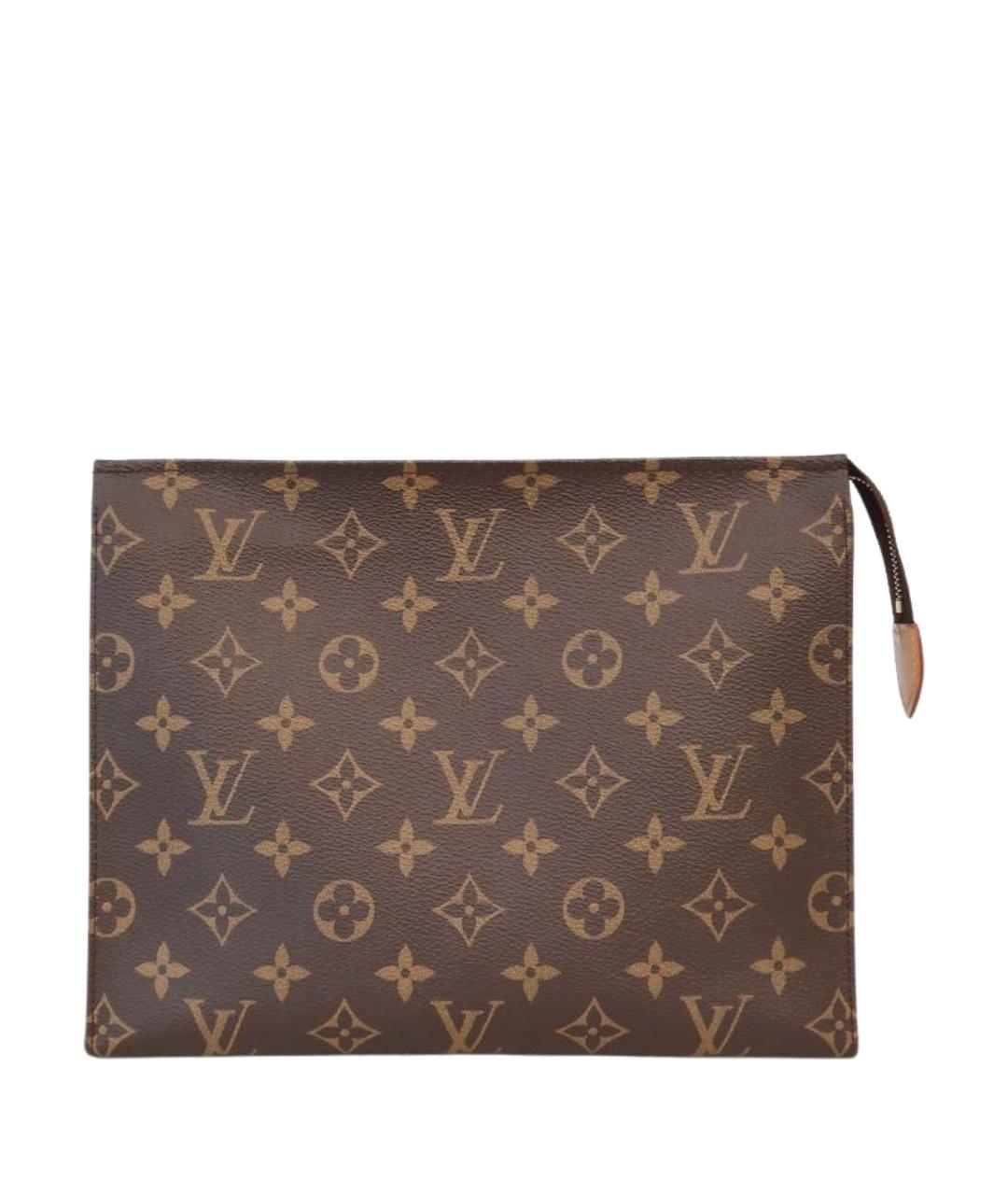 LOUIS VUITTON Коричневая барсетка, фото 1