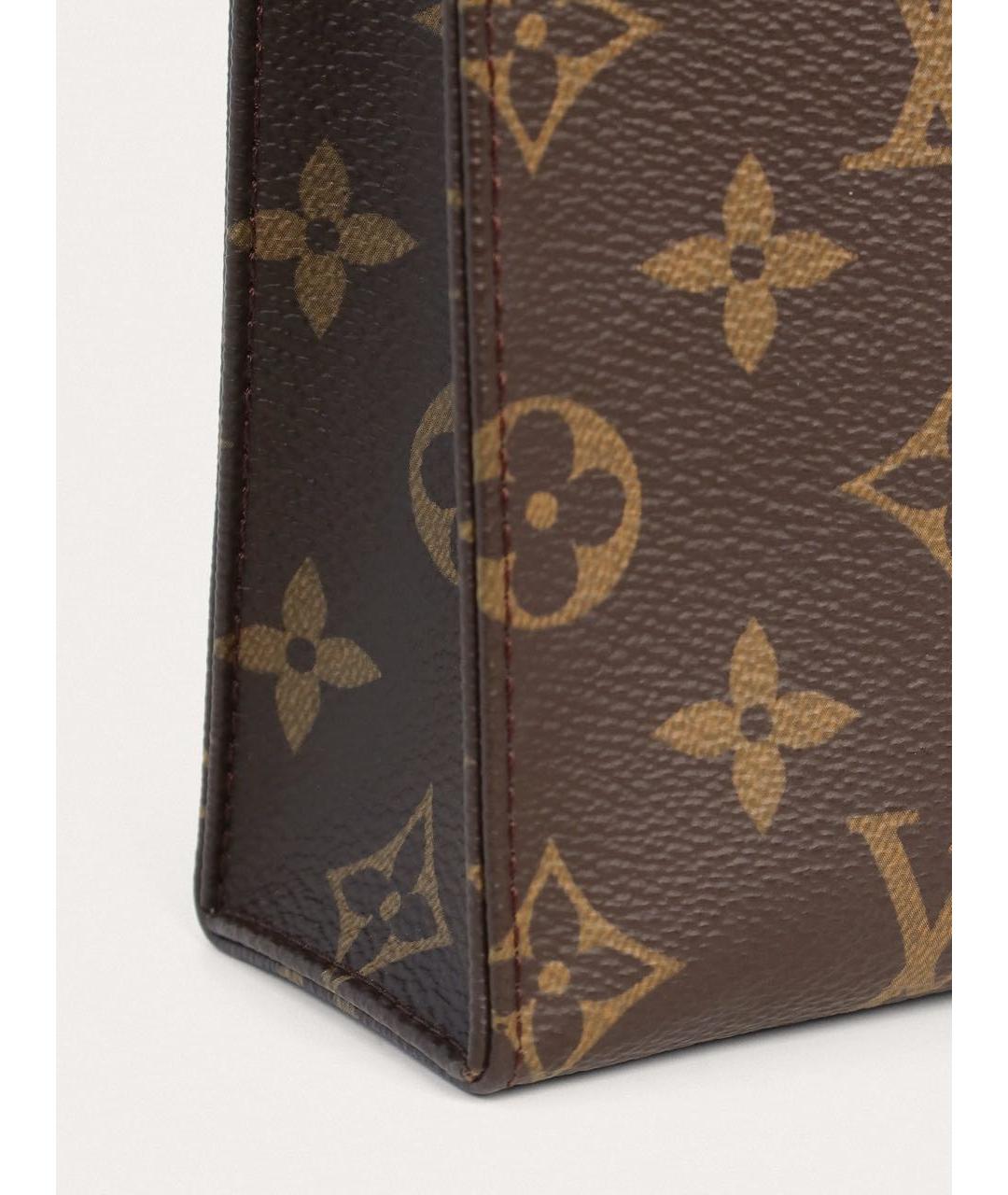 LOUIS VUITTON Коричневая барсетка, фото 6