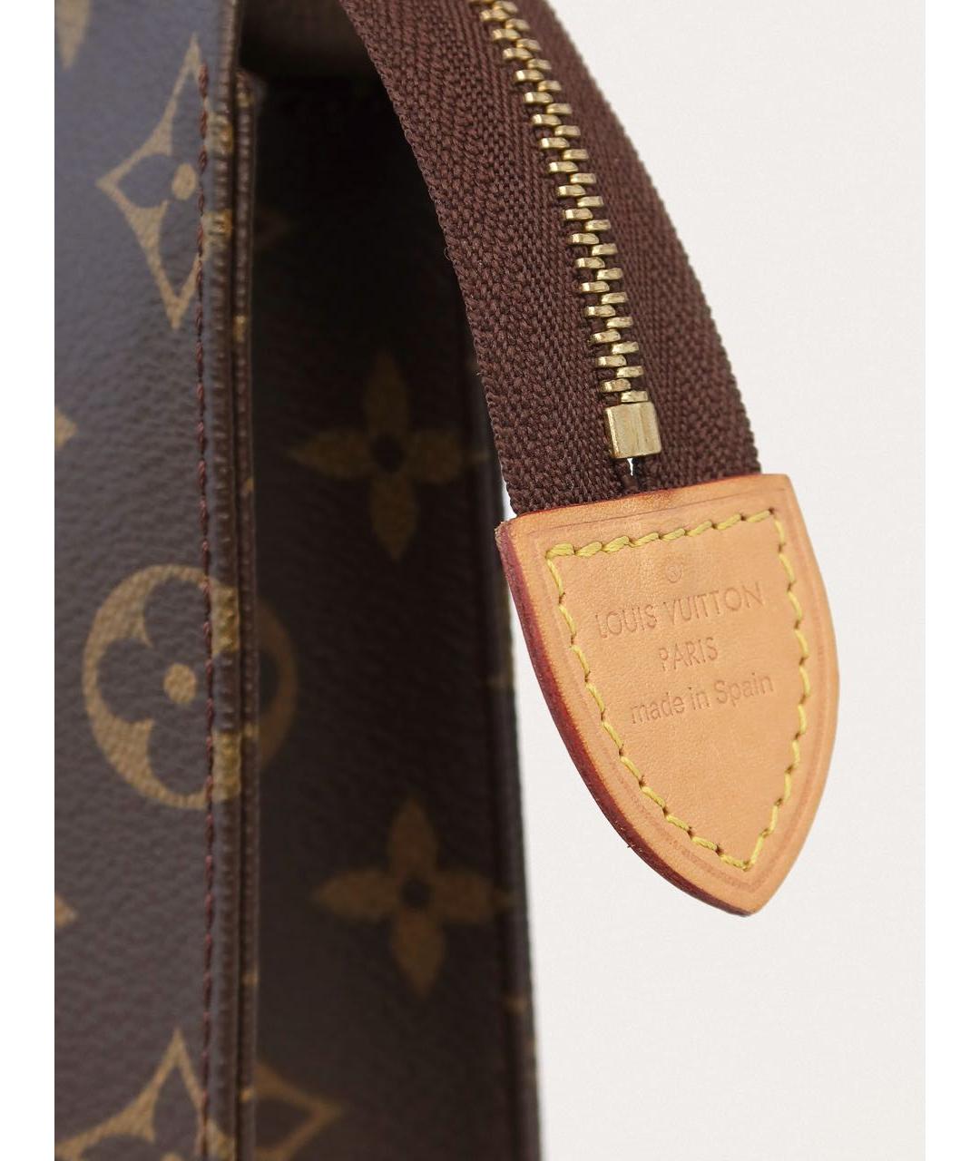 LOUIS VUITTON Коричневая барсетка, фото 7