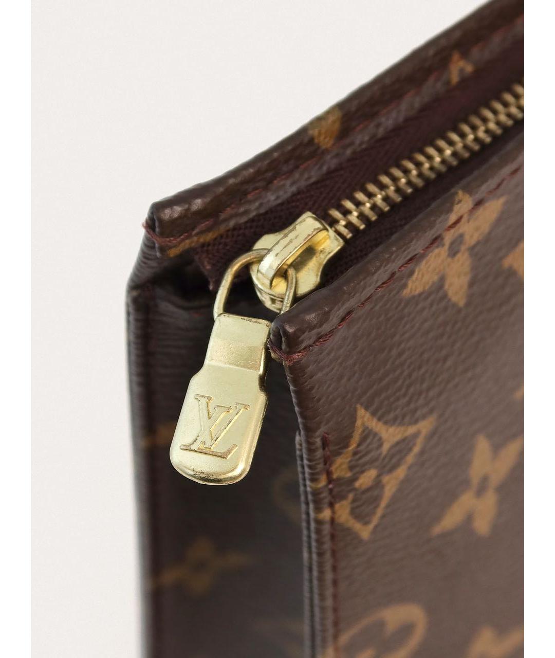 LOUIS VUITTON Коричневая барсетка, фото 8