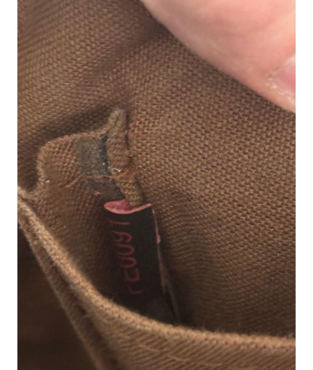 LOUIS VUITTON Коричневая сумка на плечо, фото 5