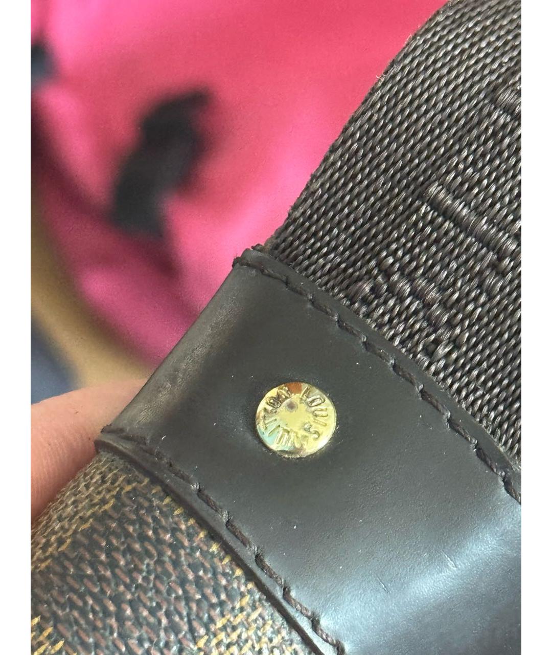 LOUIS VUITTON Коричневая сумка на плечо, фото 3