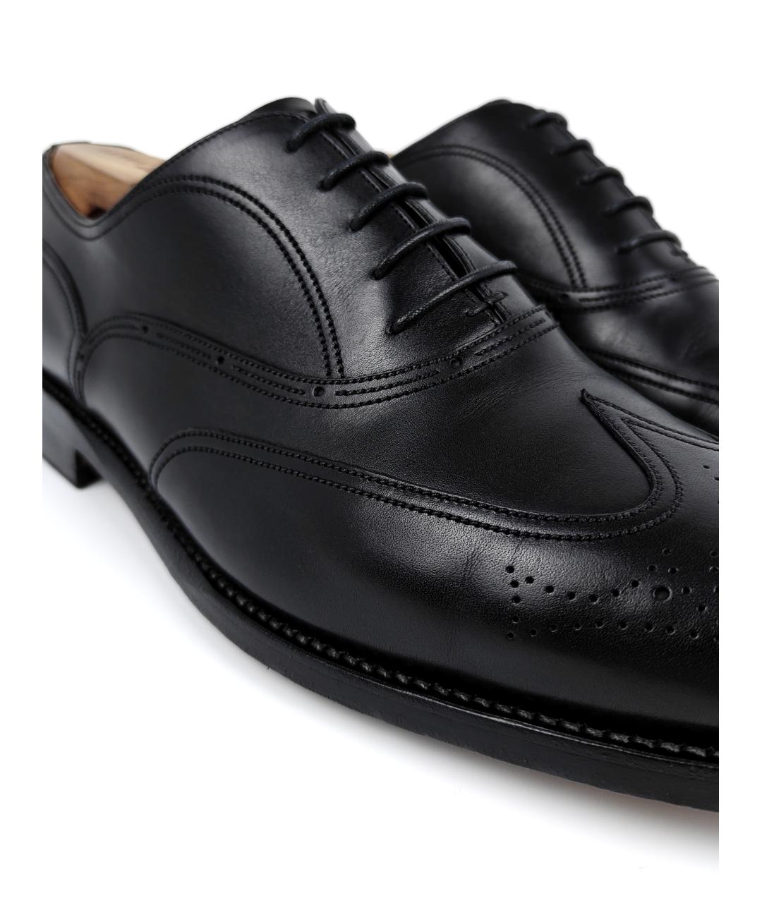 BALLY Черные кожаные туфли, фото 9