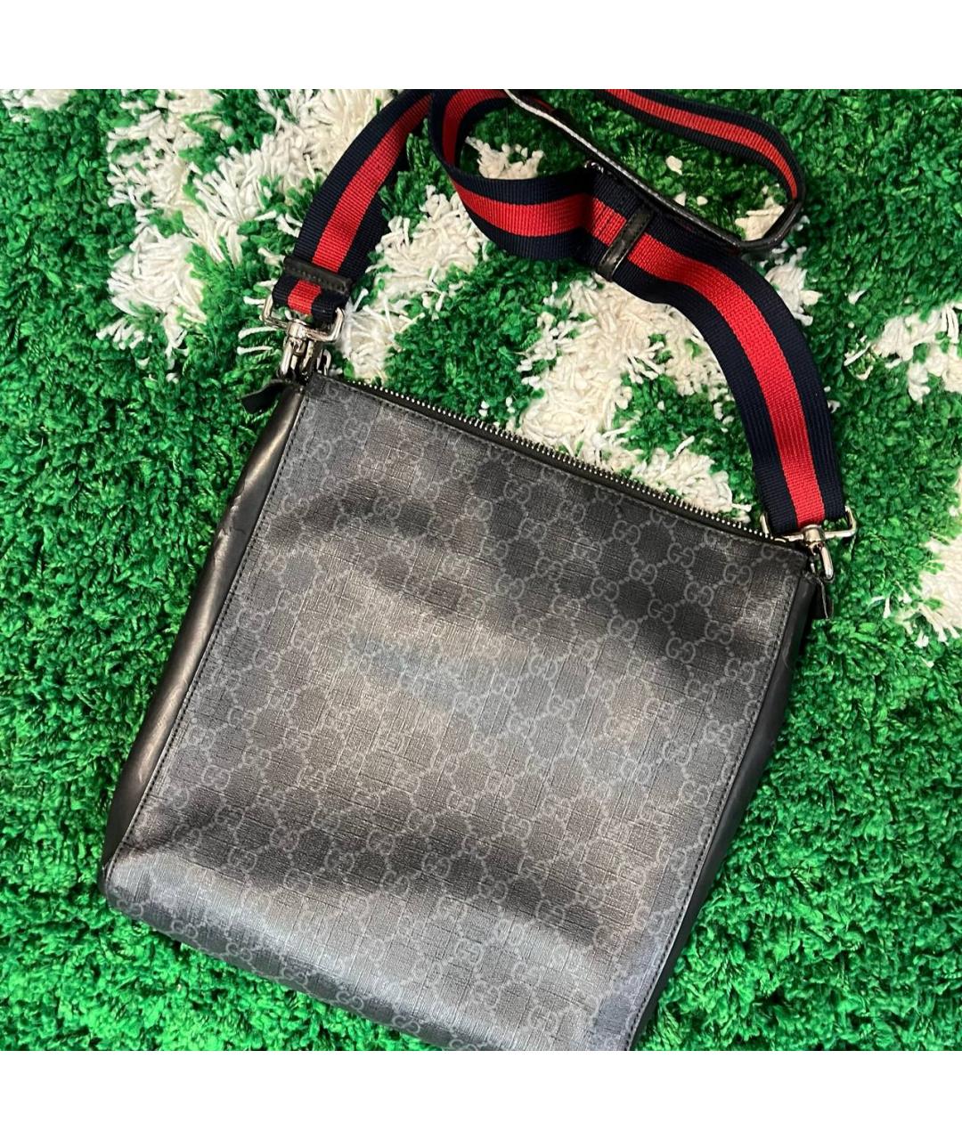 GUCCI Черная барсетка, фото 5