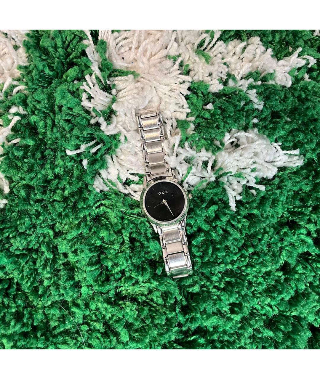 GUCCI Серые стальные часы, фото 5