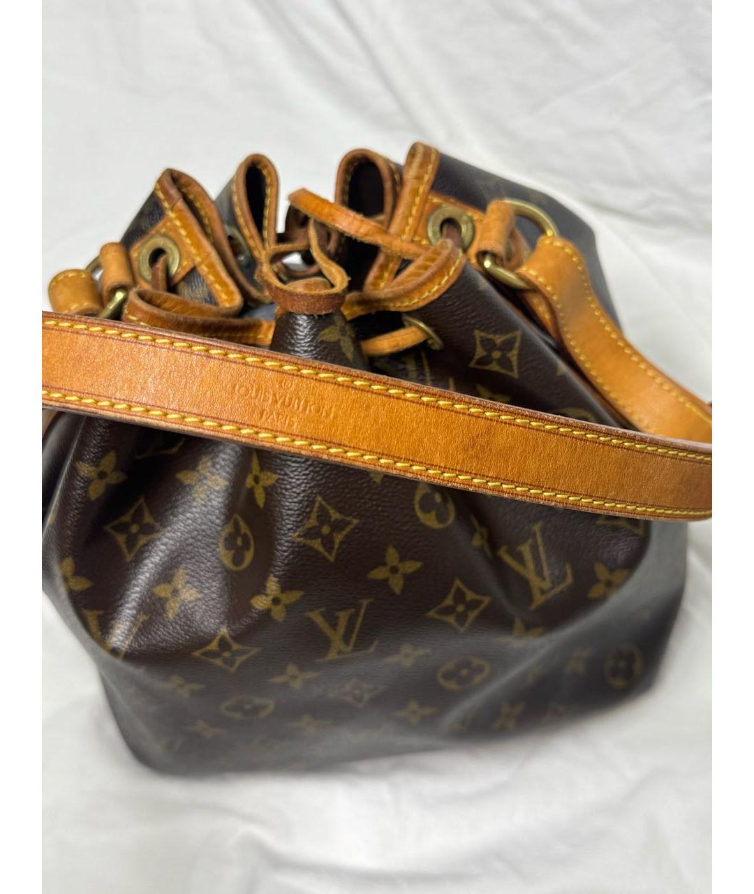 LOUIS VUITTON Коричневая сумка через плечо, фото 3