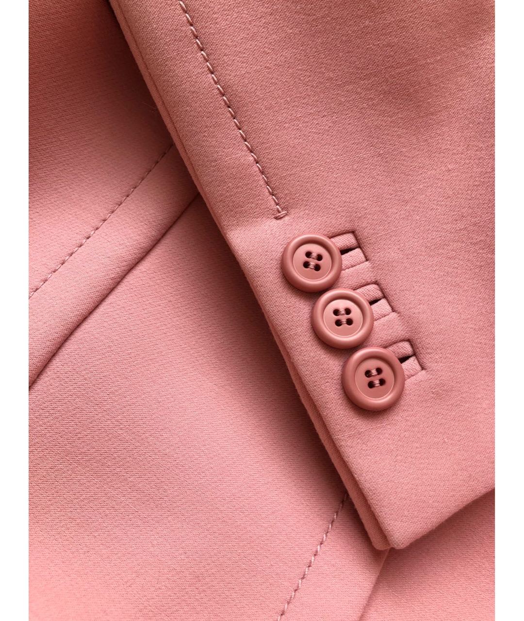 PRADA Розовый шерстяной жакет/пиджак, фото 3