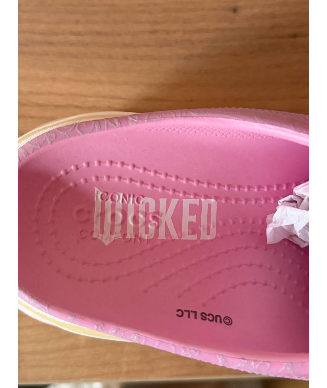 CROCS Розовые сабо, фото 3