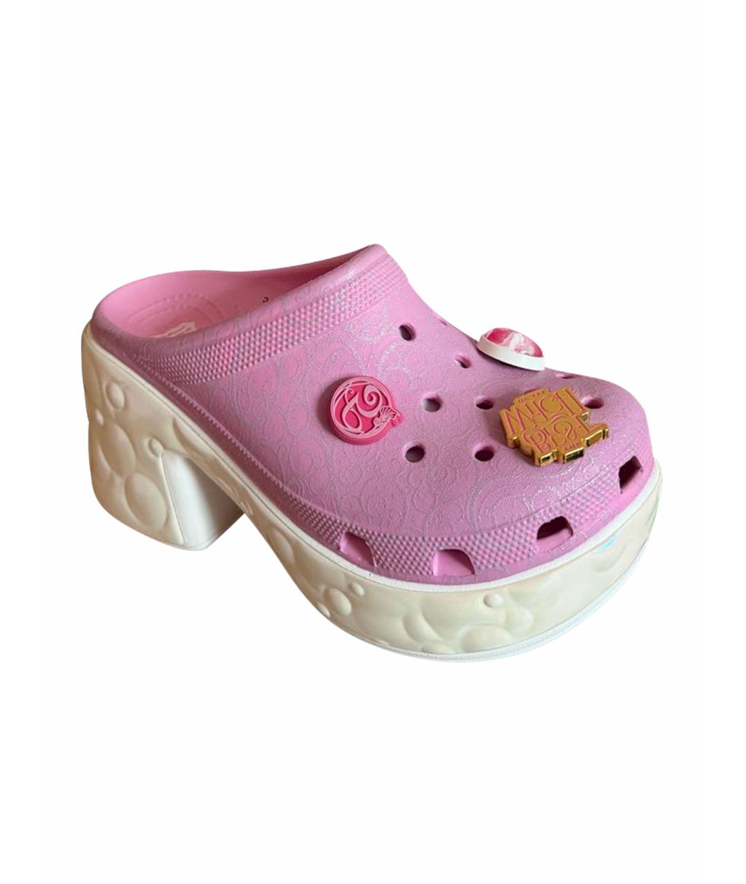 CROCS Розовые сабо, фото 1