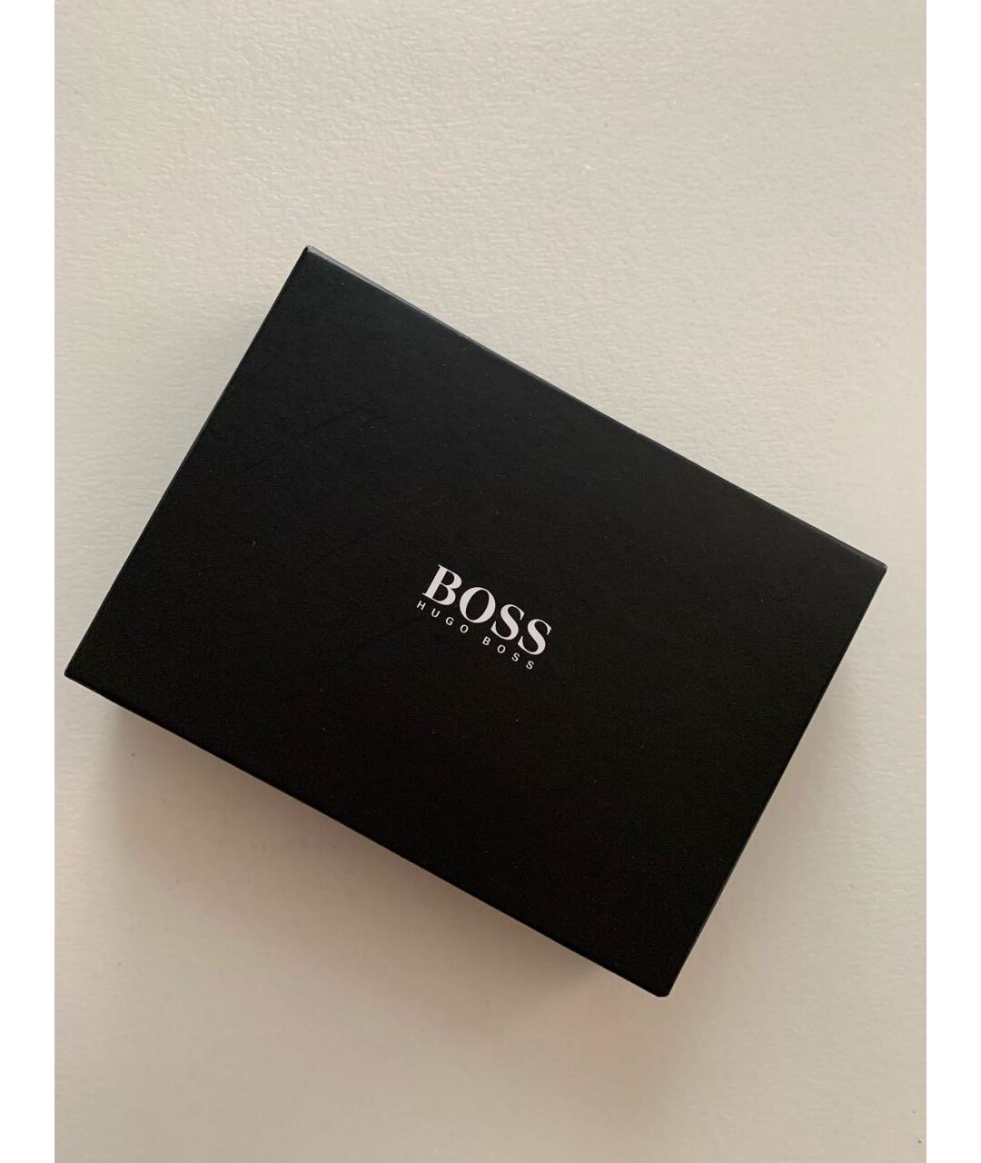 HUGO BOSS Бежевый кожаный кардхолдер, фото 6