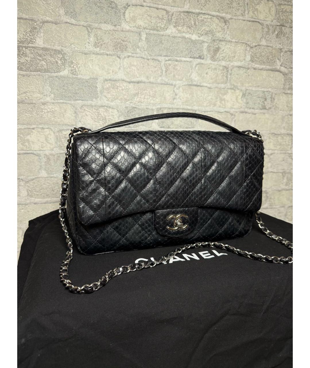 CHANEL Черная сумка через плечо, фото 3