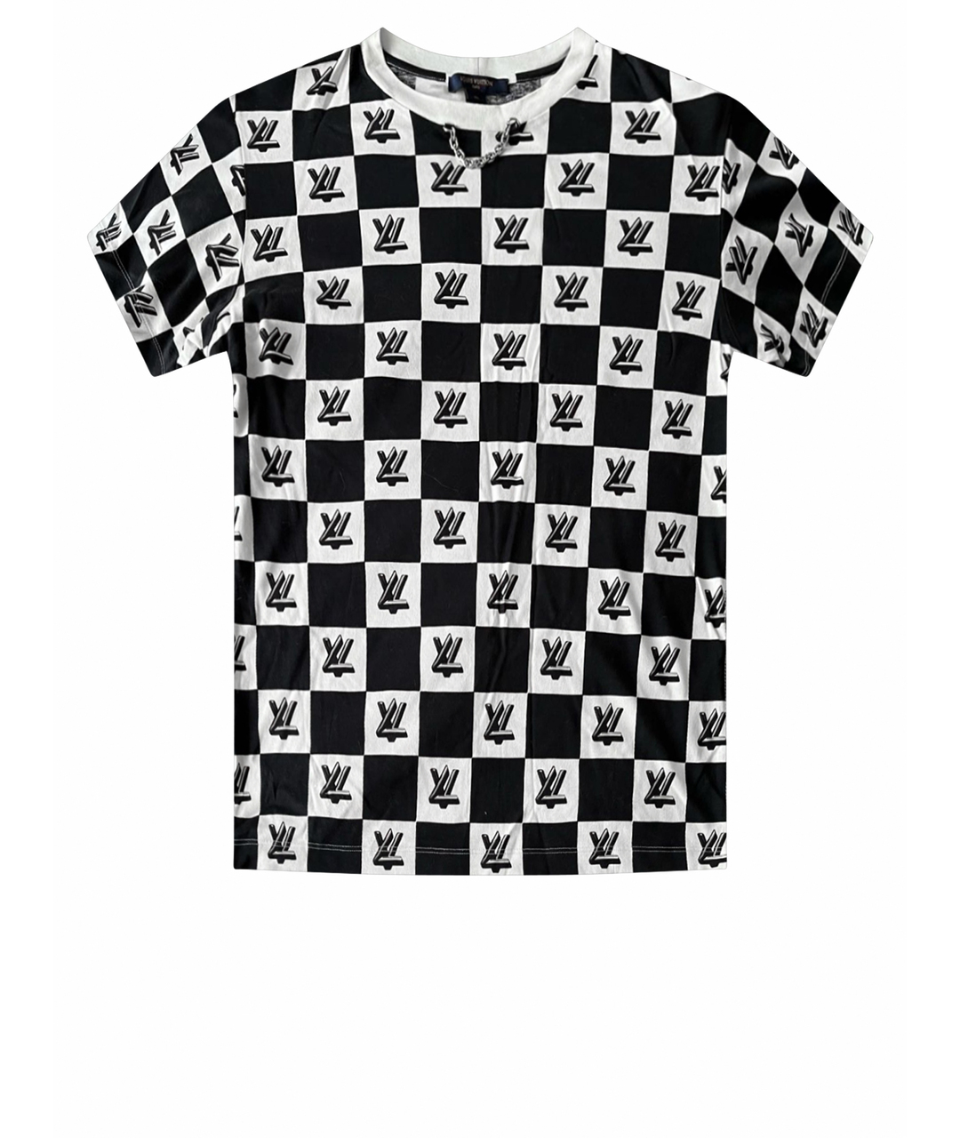 LOUIS VUITTON Белая хлопковая футболка, фото 1