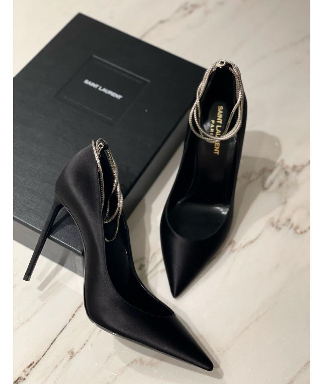 SAINT LAURENT Черные туфли, фото 5