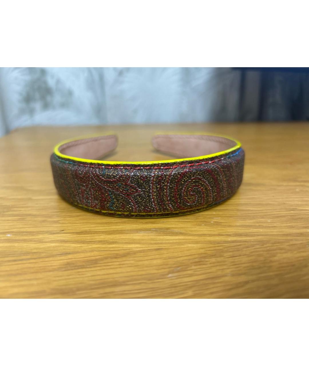 ETRO Коричневый ободок, фото 8