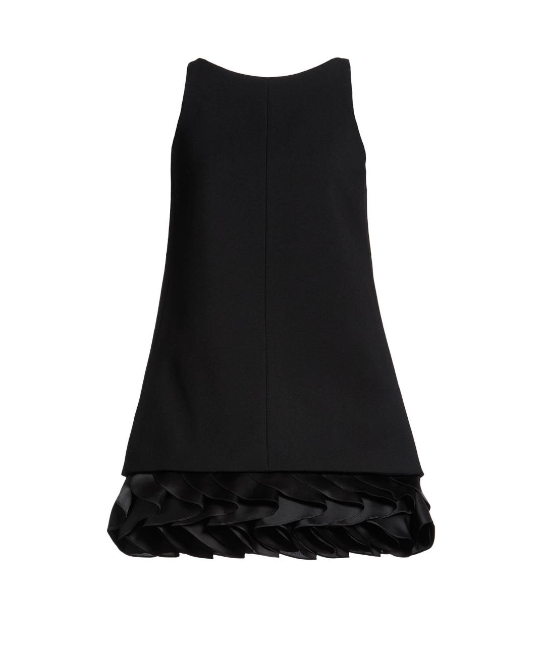 CELINE Черное шерстяное коктейльное платье, фото 1