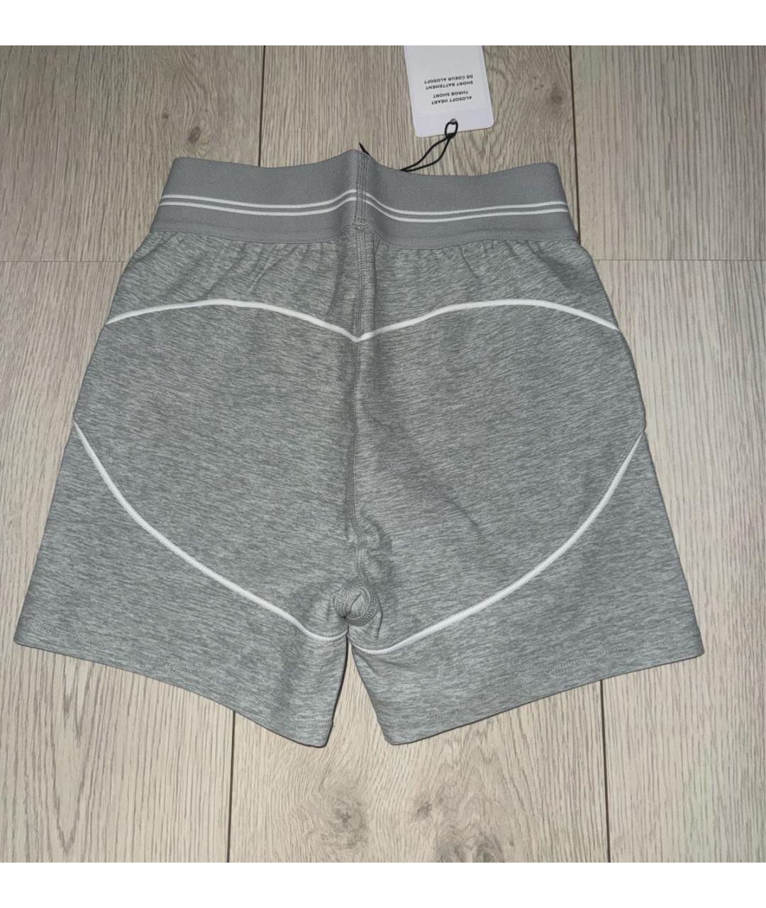 ALO YOGA Серые полиэстеровые спортивные брюки и шорты, фото 2