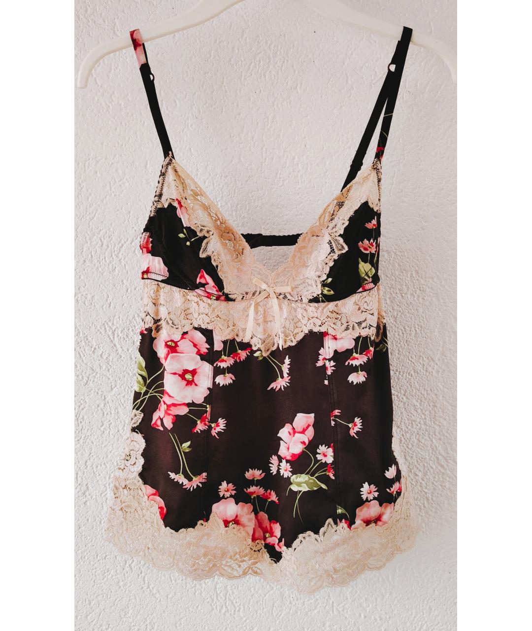 DOLCE&GABBANA Коричневая шелковая блузы, фото 7
