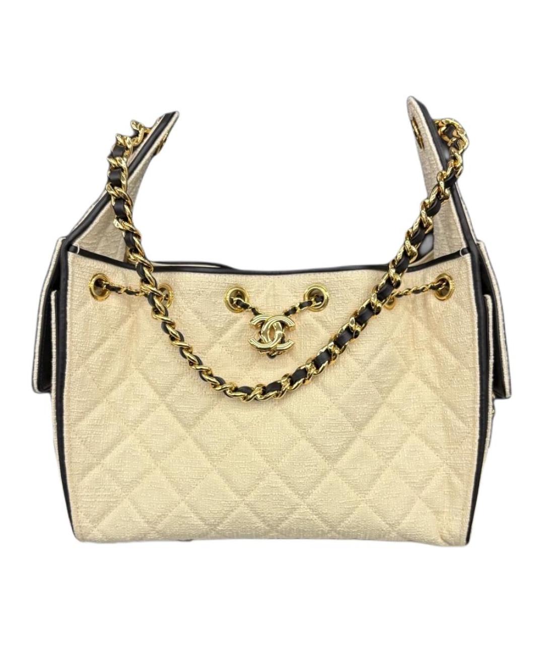 CHANEL Желтая сумка через плечо, фото 1