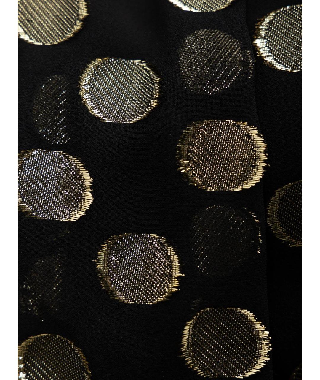 DOLCE&GABBANA Черное шелковое повседневное платье, фото 3