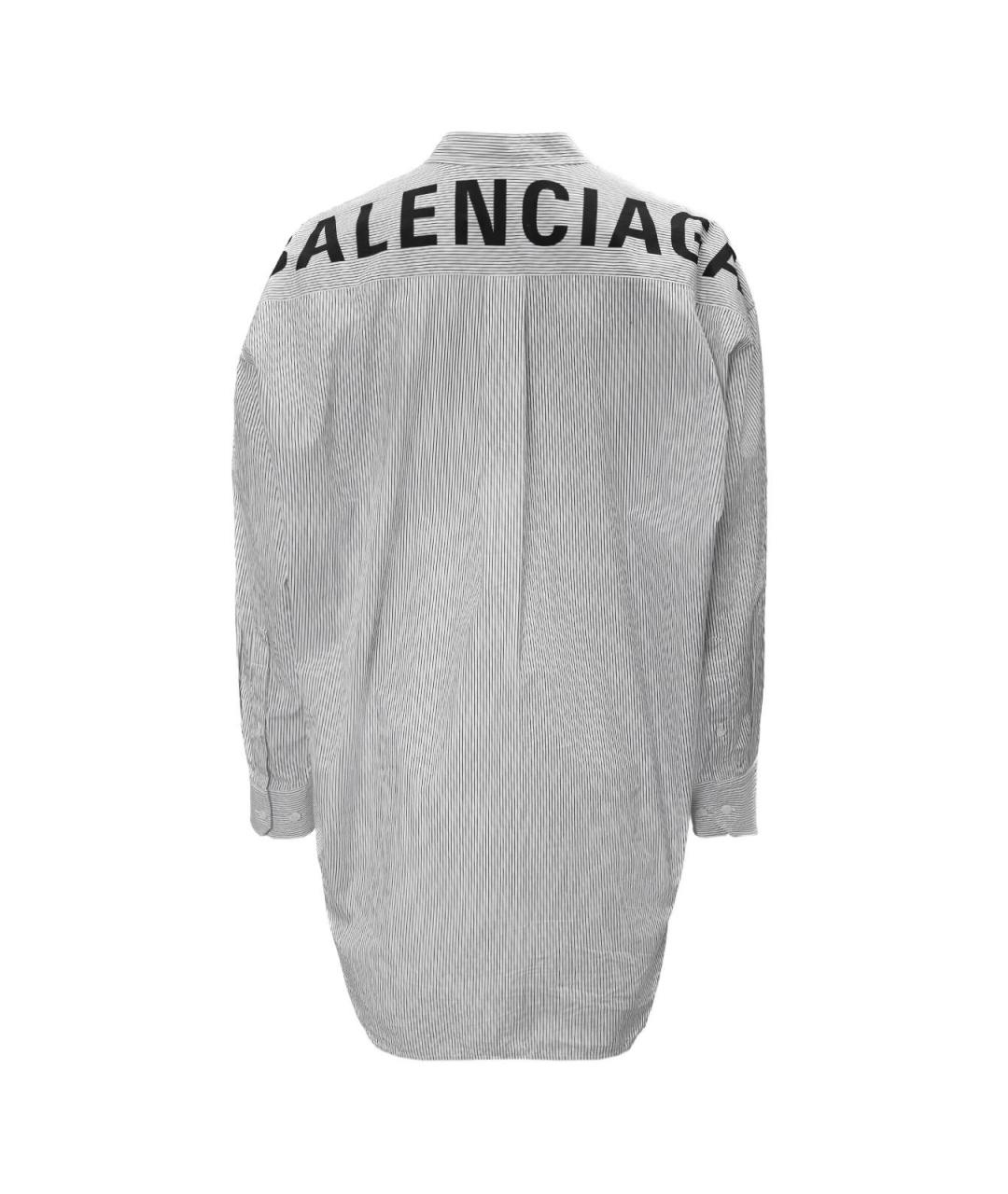 BALENCIAGA Белая хлопковая рубашка, фото 3
