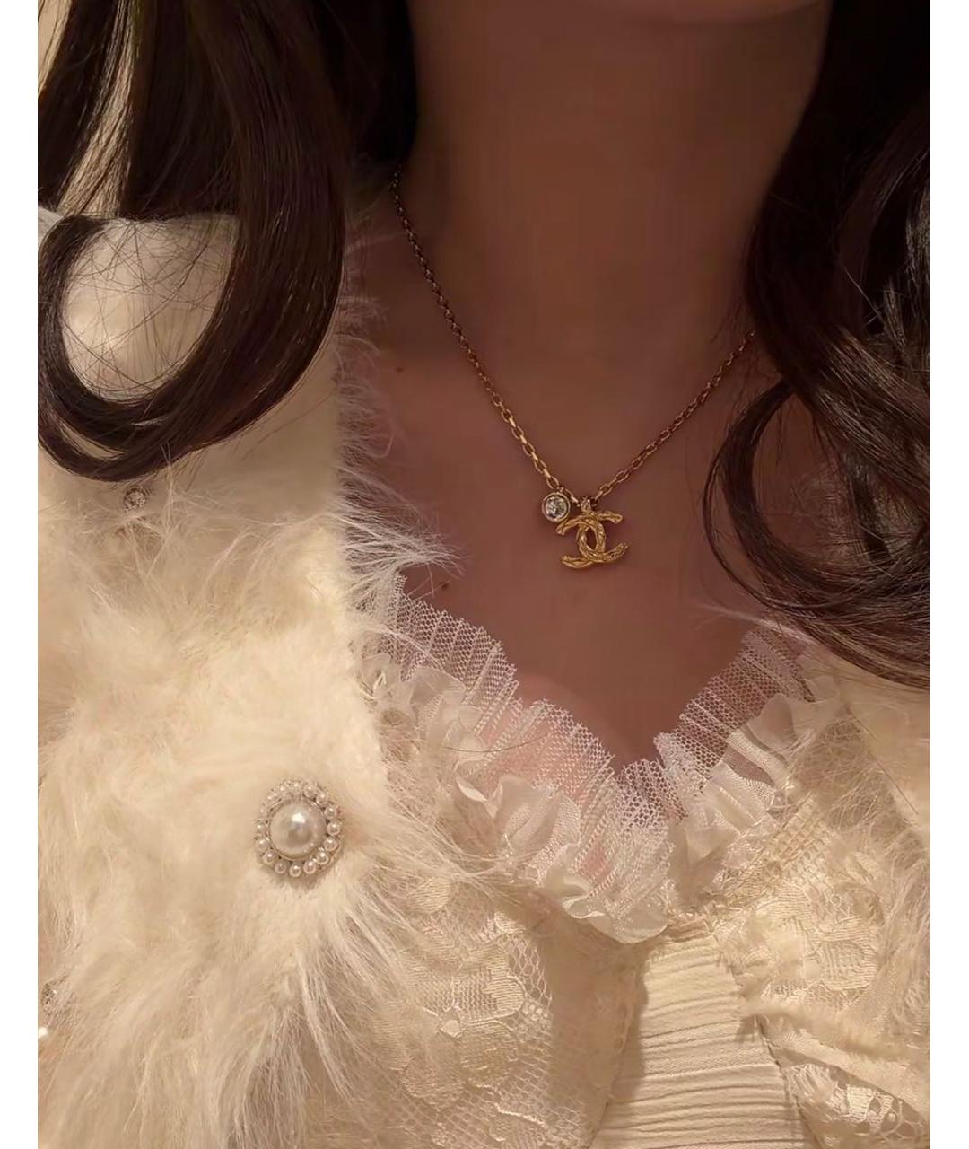 CHANEL Золотая подвеска, фото 7