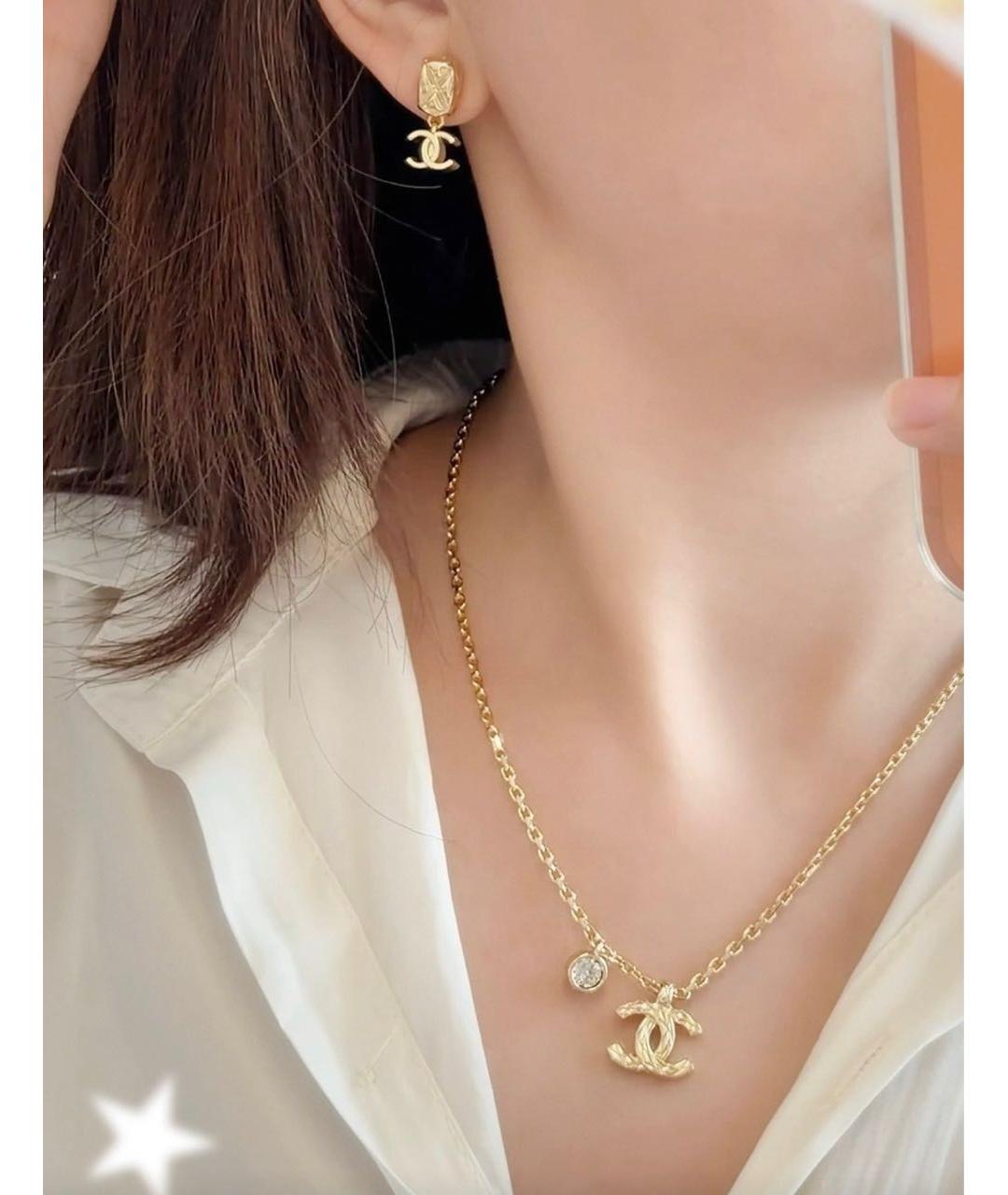 CHANEL Золотая подвеска, фото 6