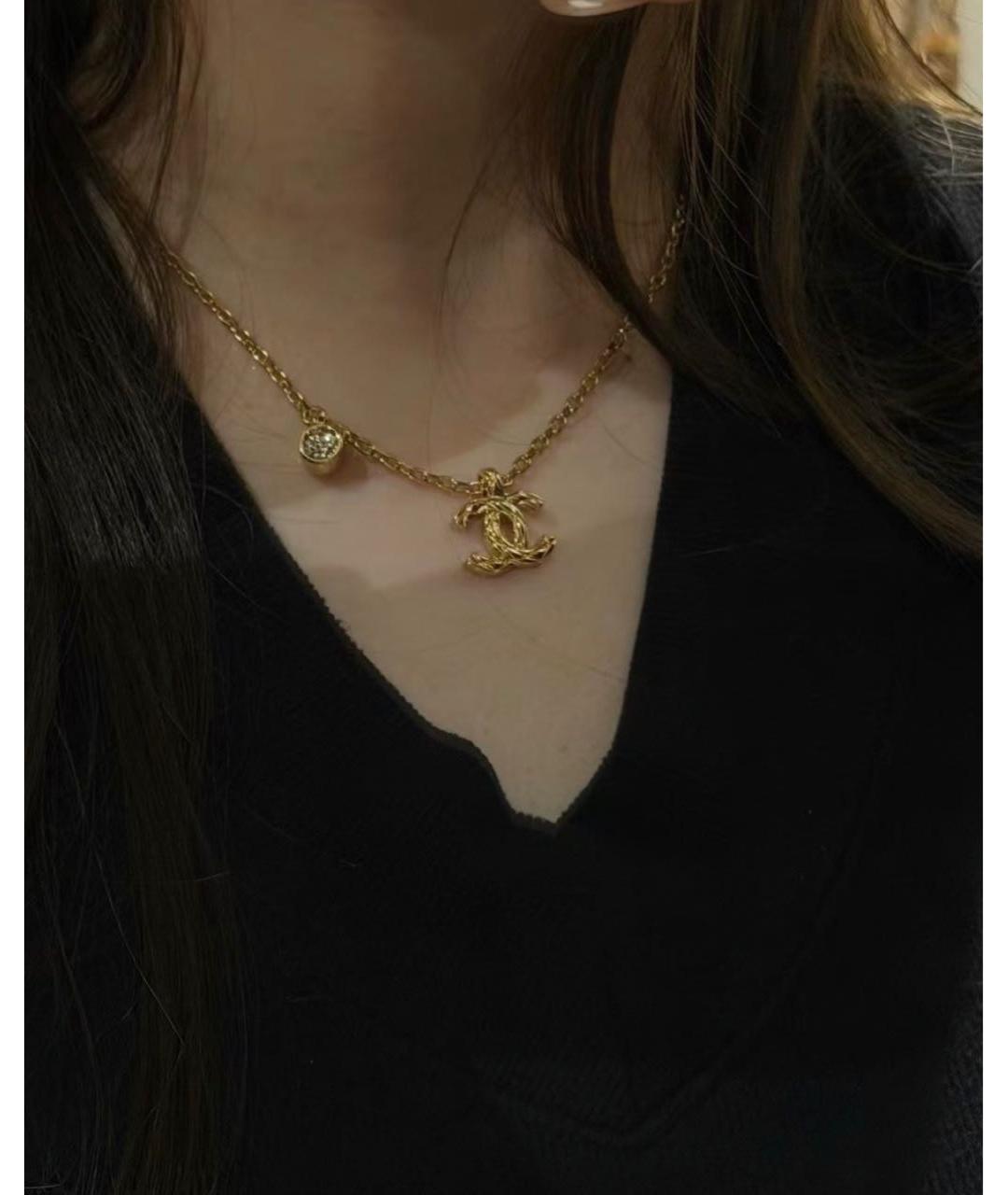 CHANEL Золотая подвеска, фото 5