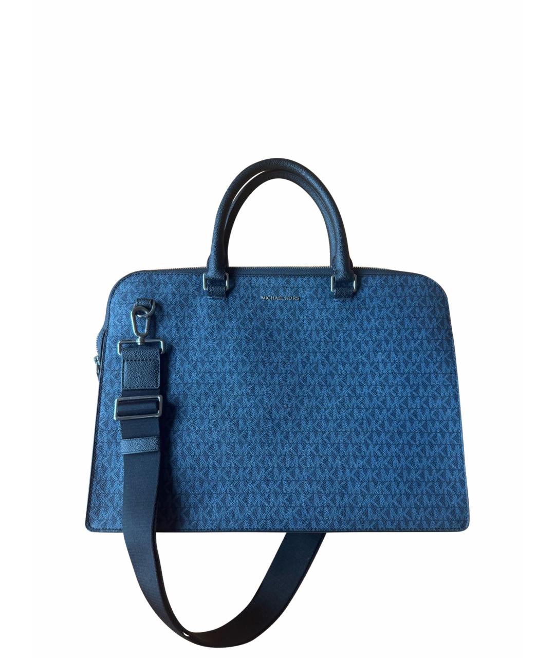 MICHAEL KORS Темно-синий портфель, фото 1