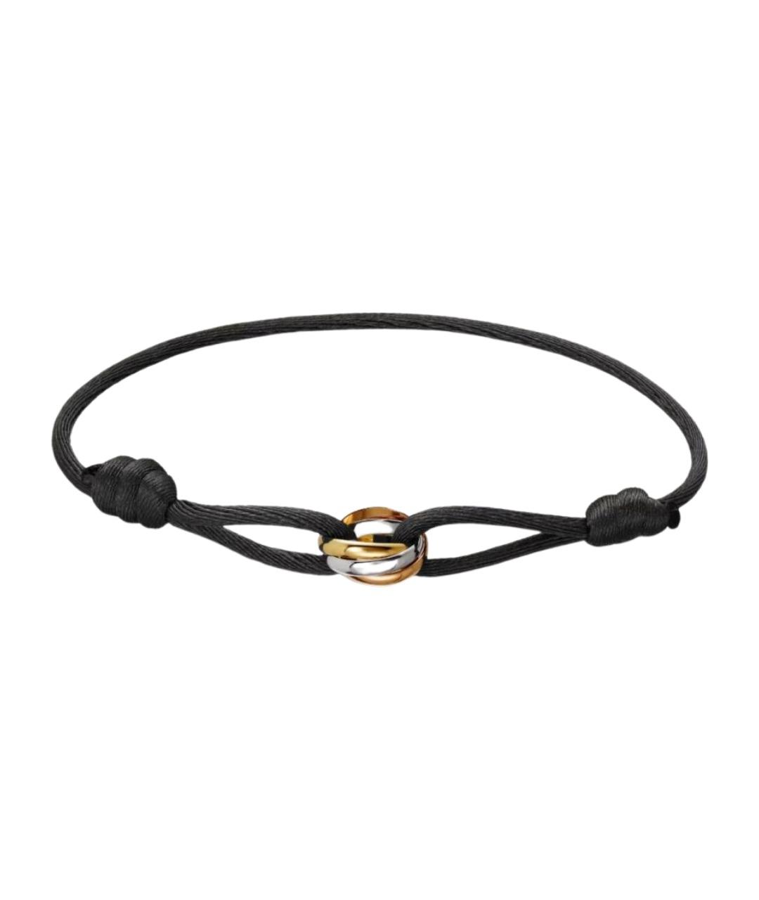 CARTIER Черный браслет из желтого золота, фото 1