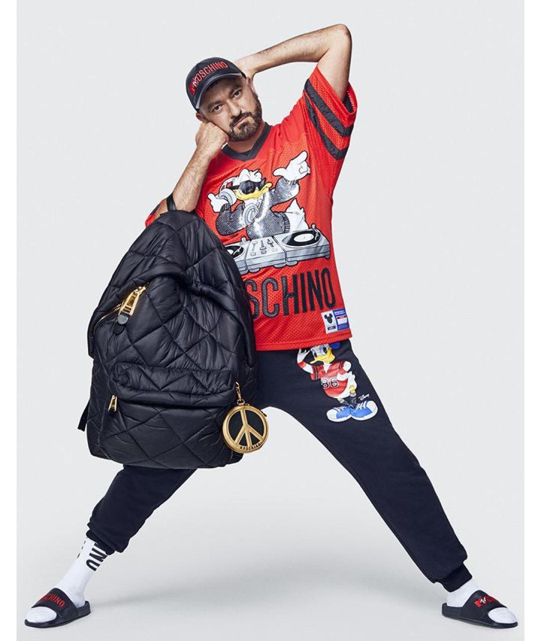 MOSCHINO Темно-синий рюкзак, фото 6