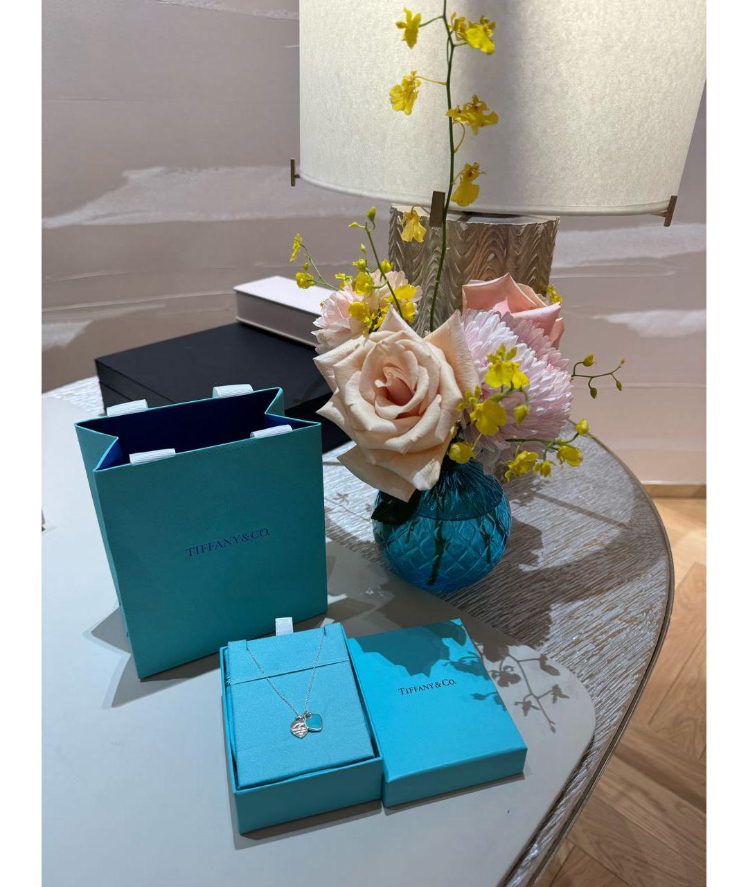 TIFFANY&CO Серебряная серебряная подвеска, фото 4