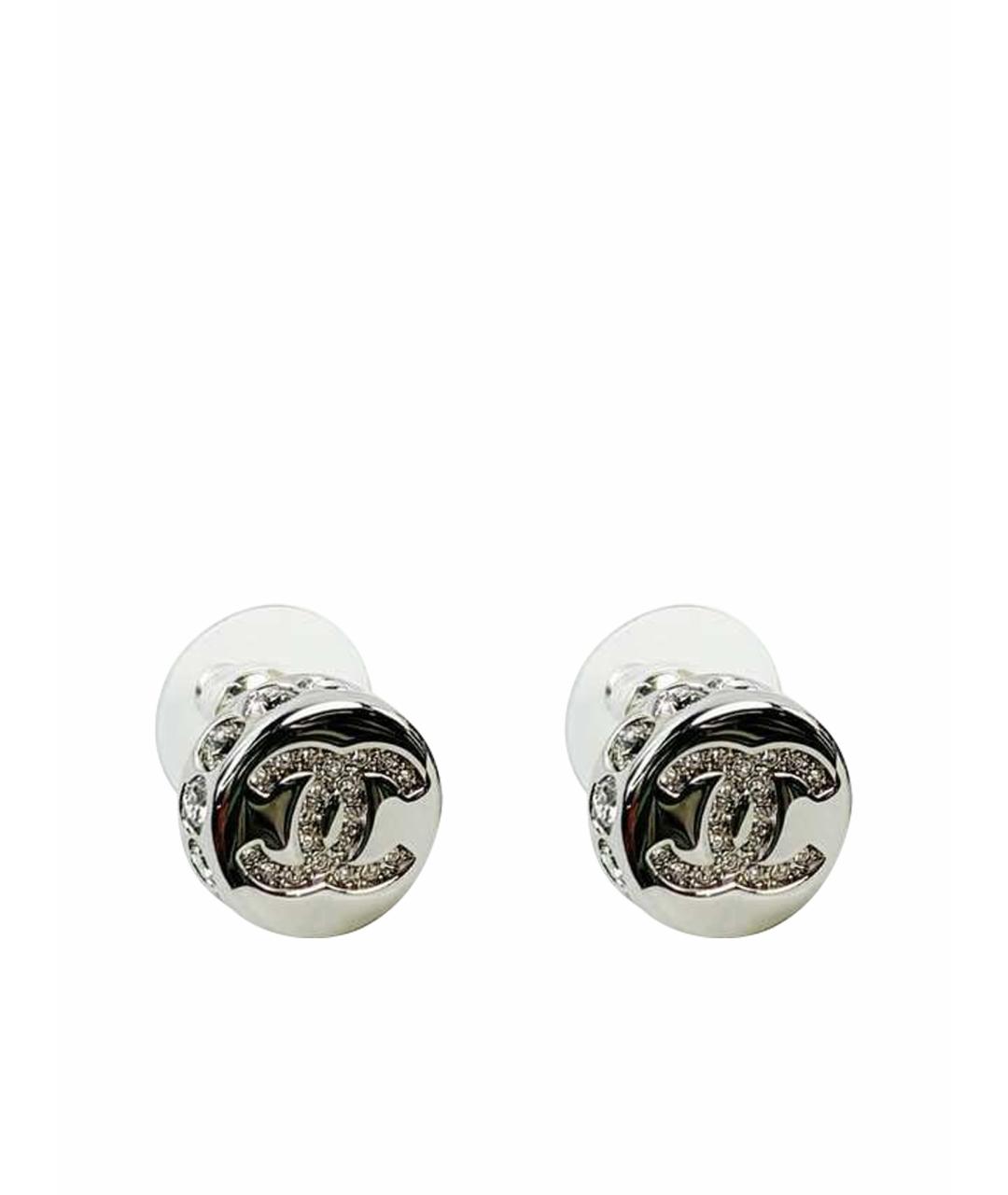 CHANEL Серебряные серьги, фото 6