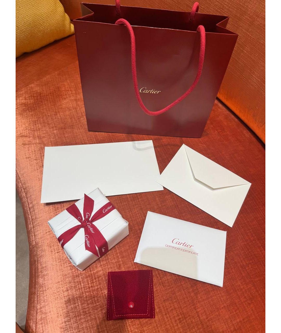CARTIER Золотые серьги из желтого золота, фото 4