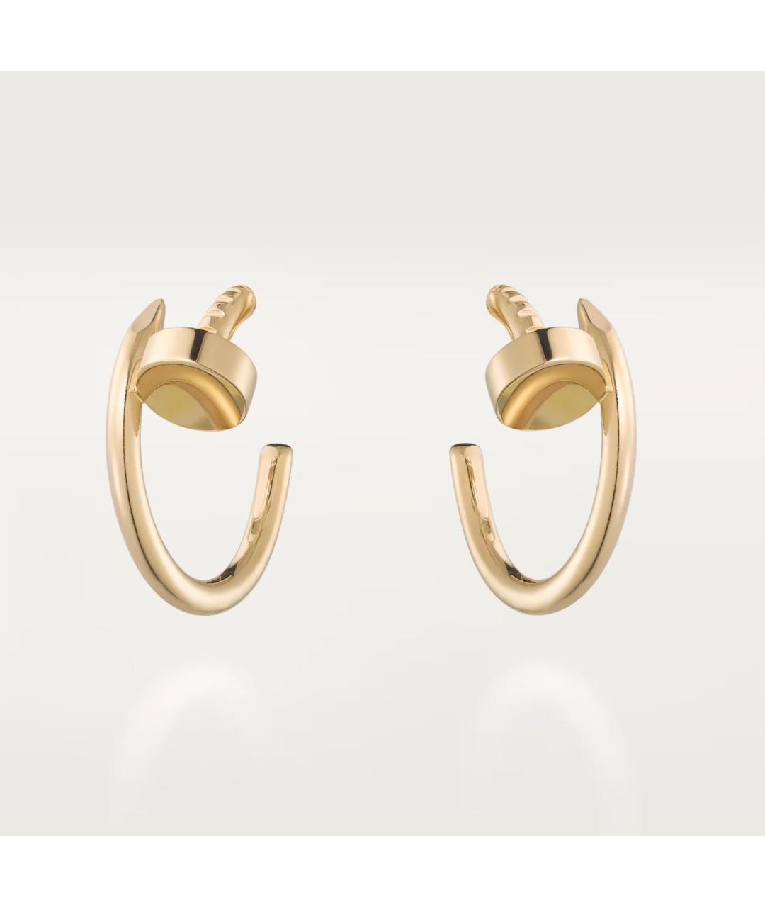 CARTIER Золотые серьги из желтого золота, фото 5
