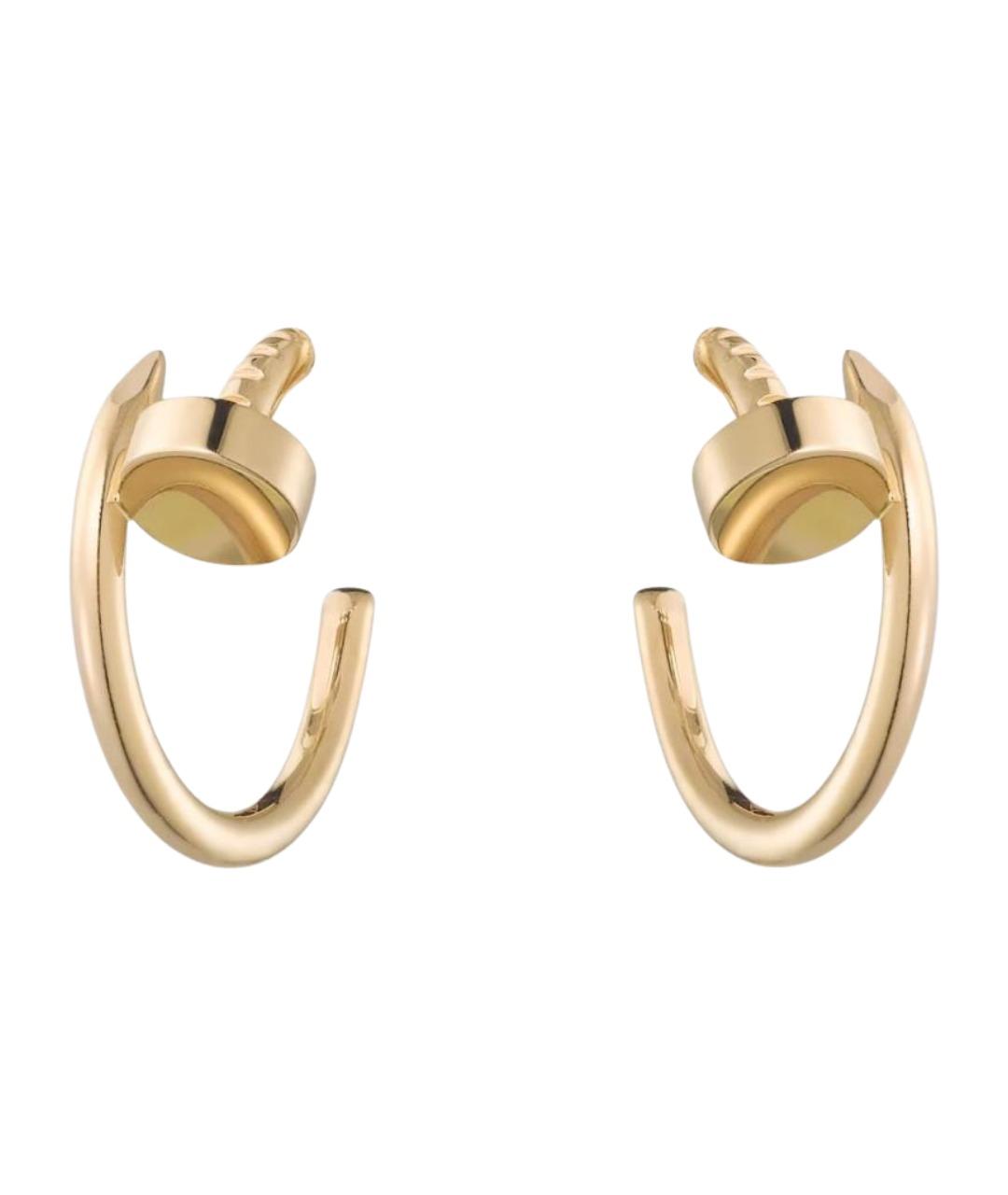 CARTIER Золотые серьги из желтого золота, фото 1