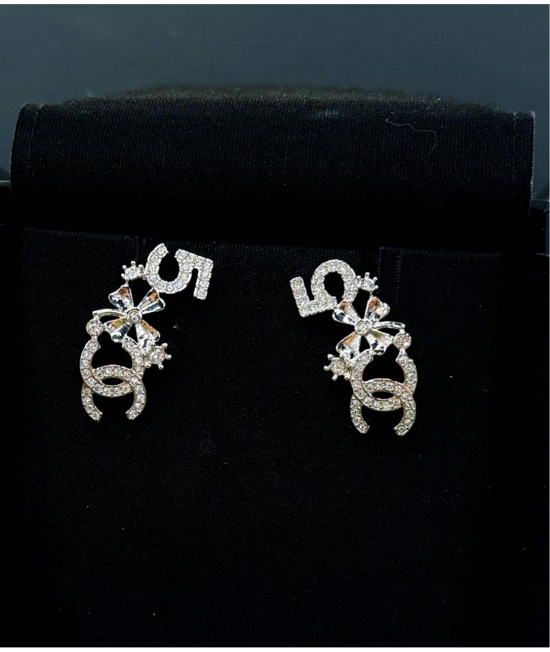 CHANEL Серебряные серьги, фото 6