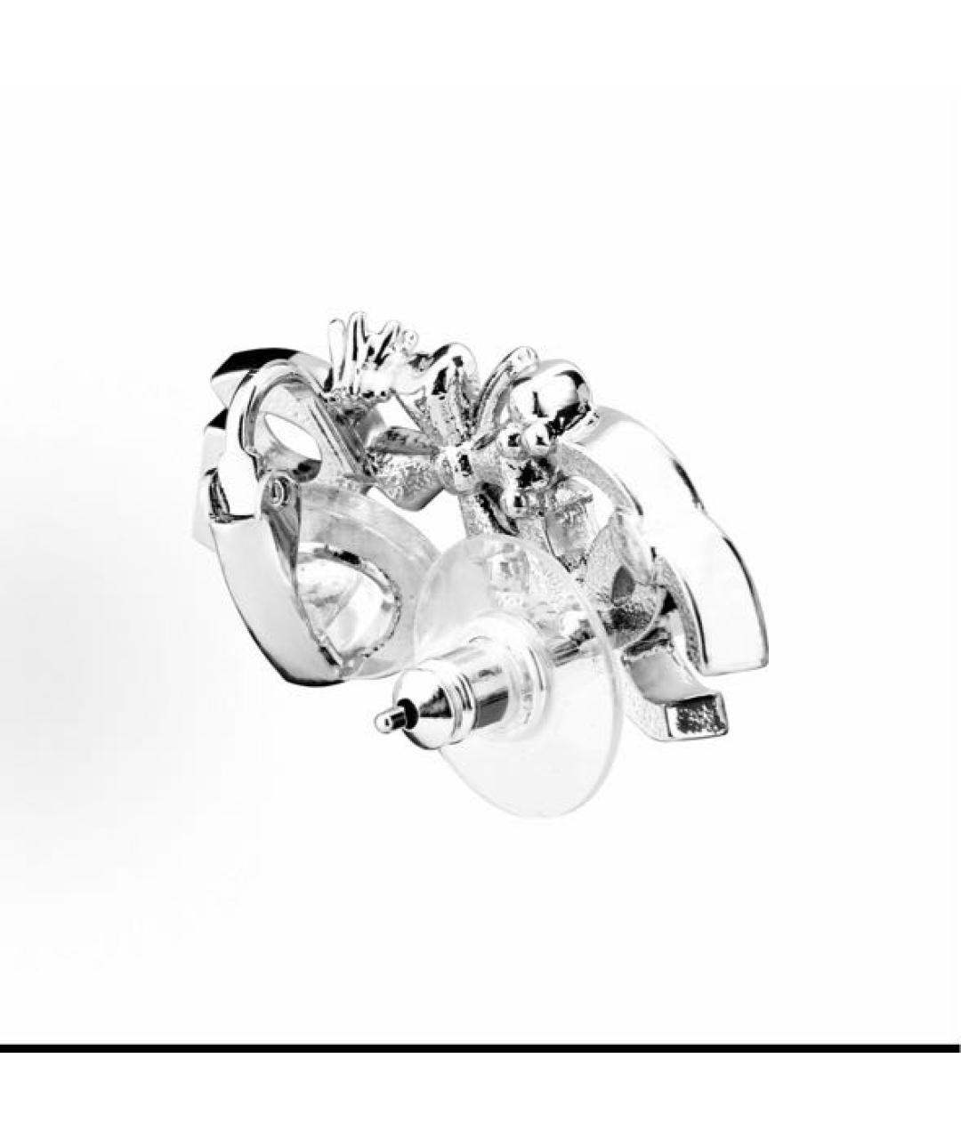 CHANEL Серебряные серьги, фото 4