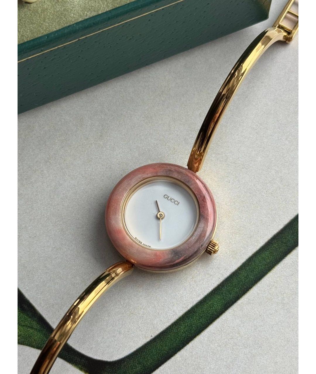 GUCCI Золотые позолоченные часы, фото 8