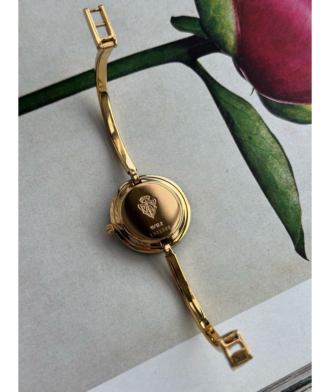 GUCCI Золотые позолоченные часы, фото 6