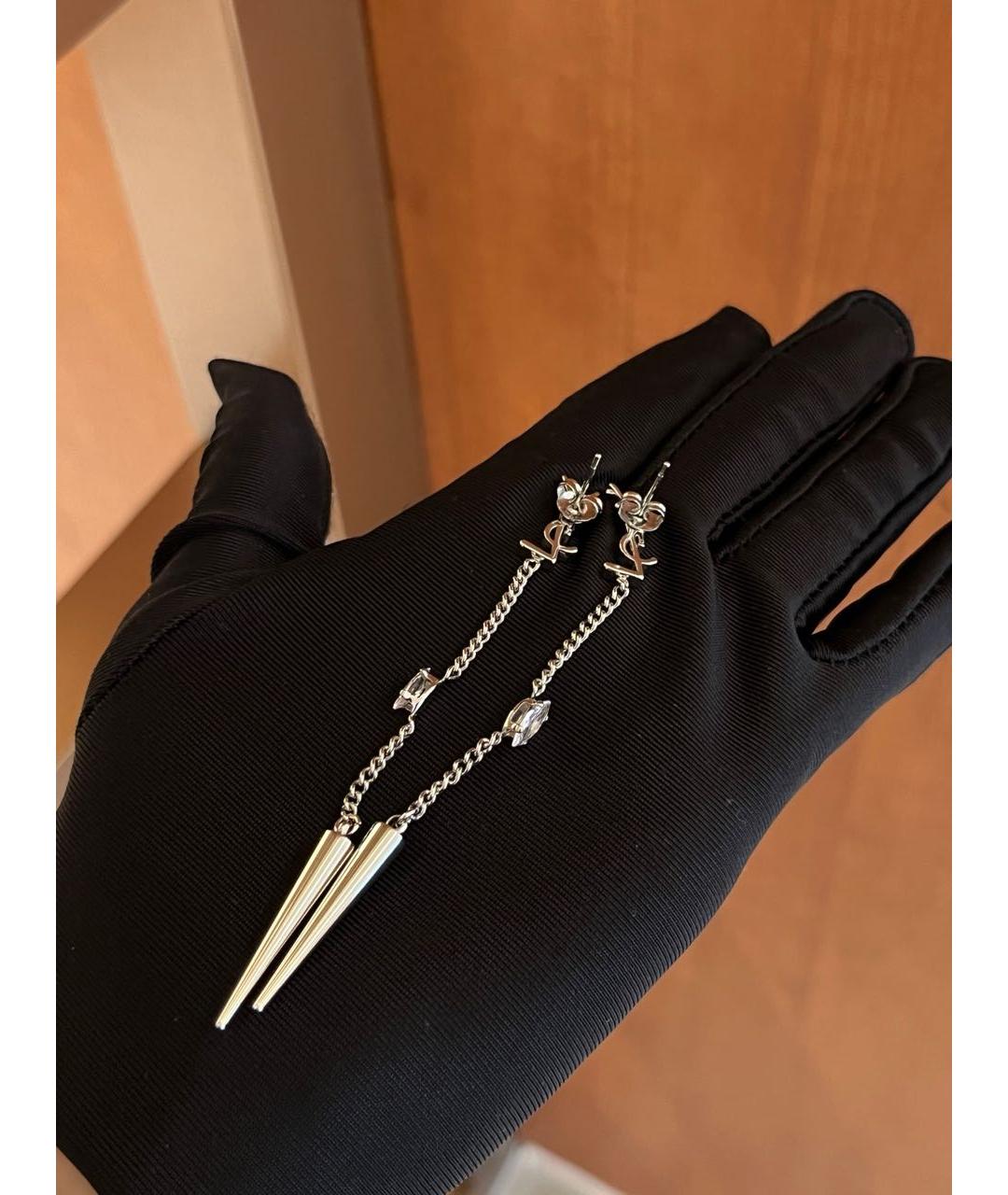 SAINT LAURENT Серебряные серьги, фото 6