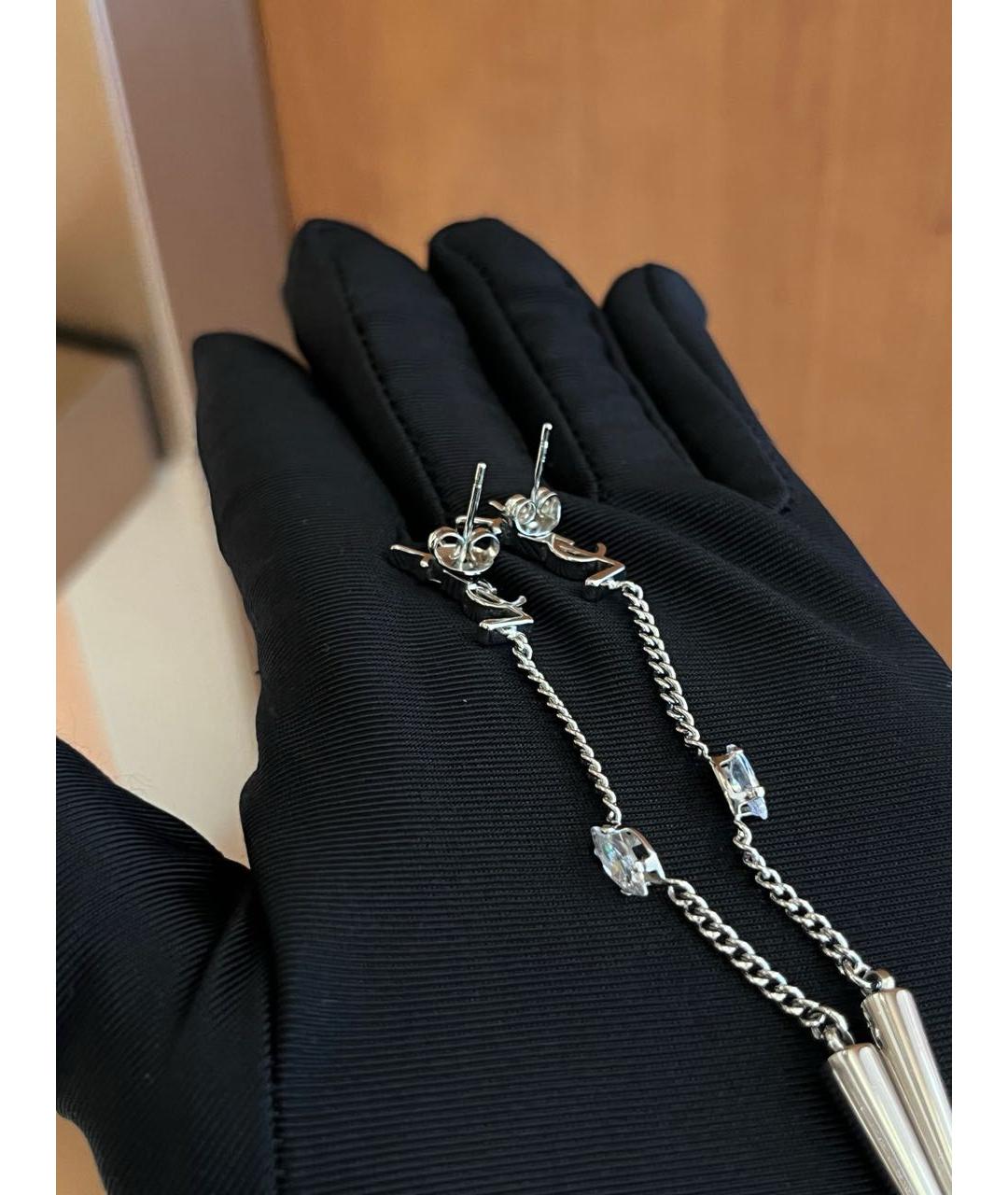 SAINT LAURENT Серебряные серьги, фото 7