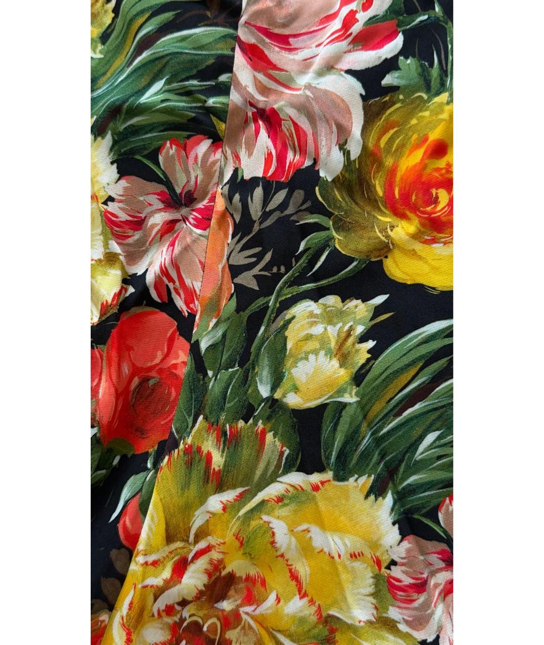 DOLCE&GABBANA Мульти коктейльное платье, фото 4