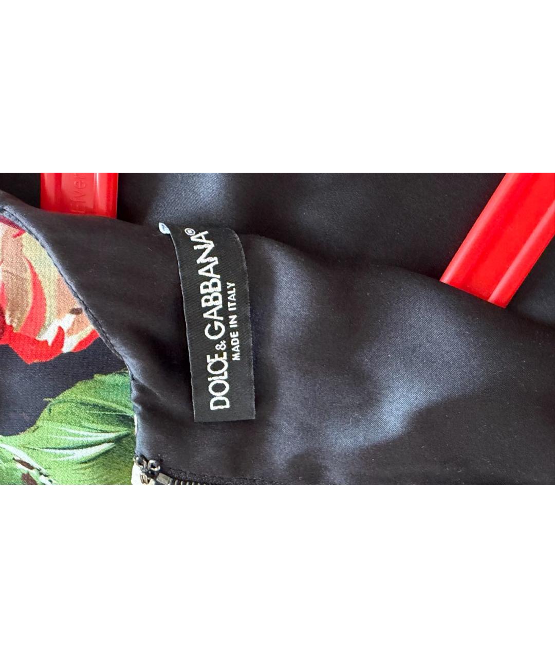 DOLCE&GABBANA Мульти коктейльное платье, фото 3