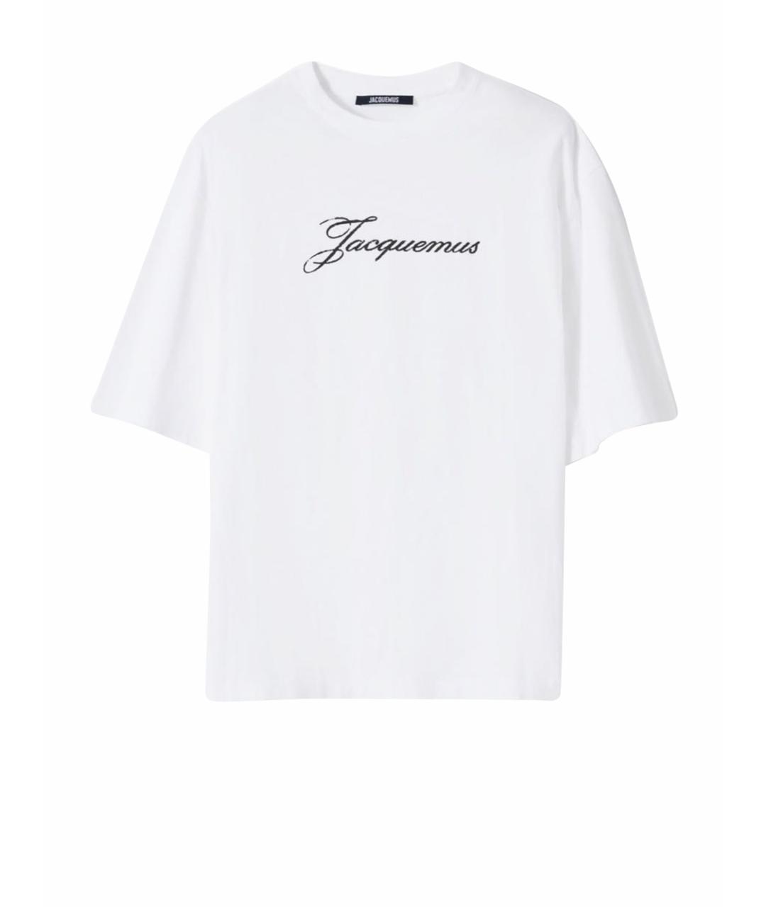 JACQUEMUS Белая футболка, фото 1