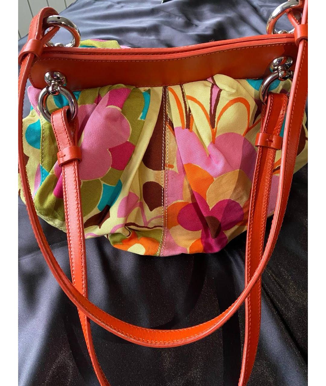 DOLCE&GABBANA Мульти тканевая сумка с короткими ручками, фото 3