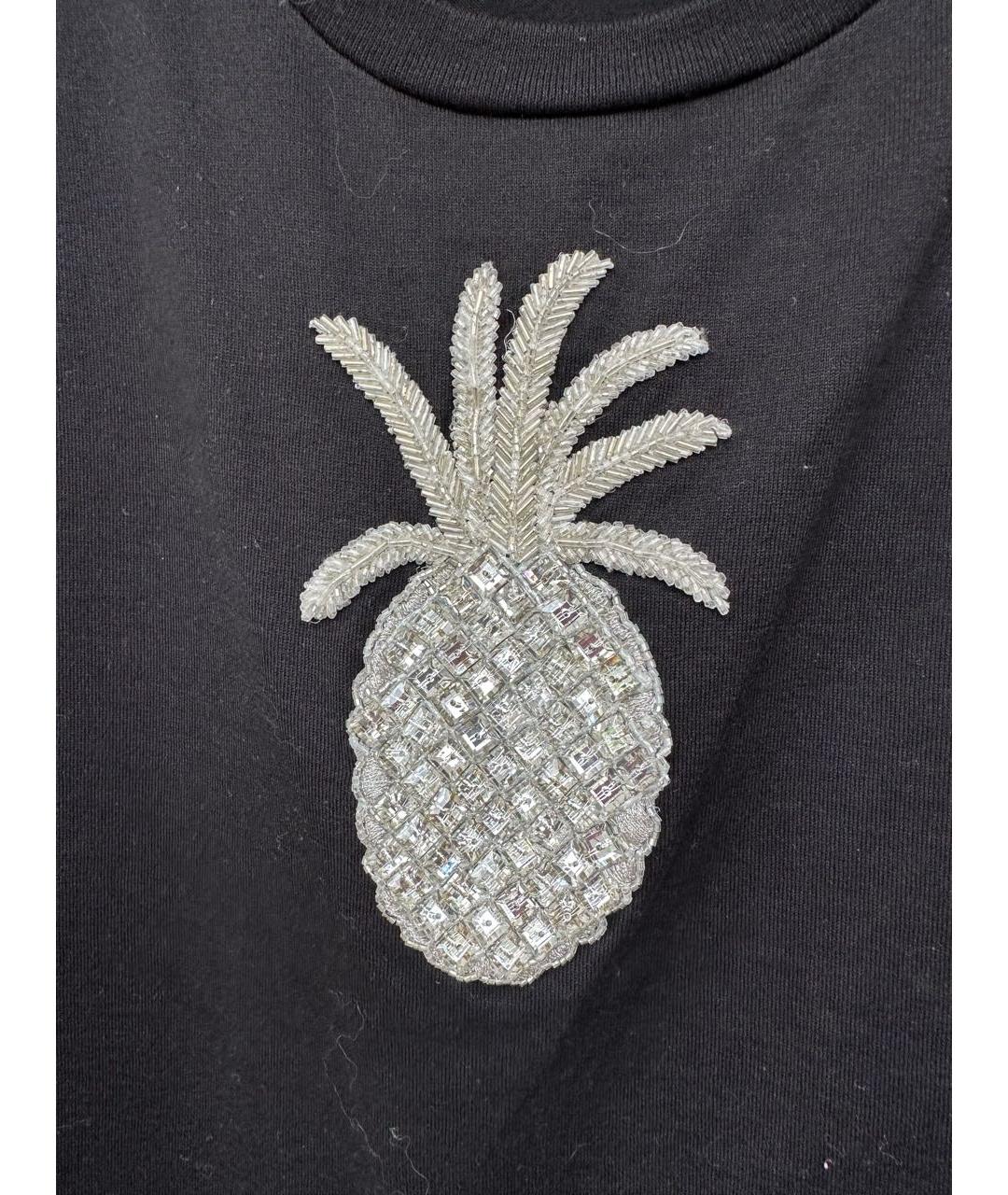 DOLCE&GABBANA Черная хлопковая майка, фото 5