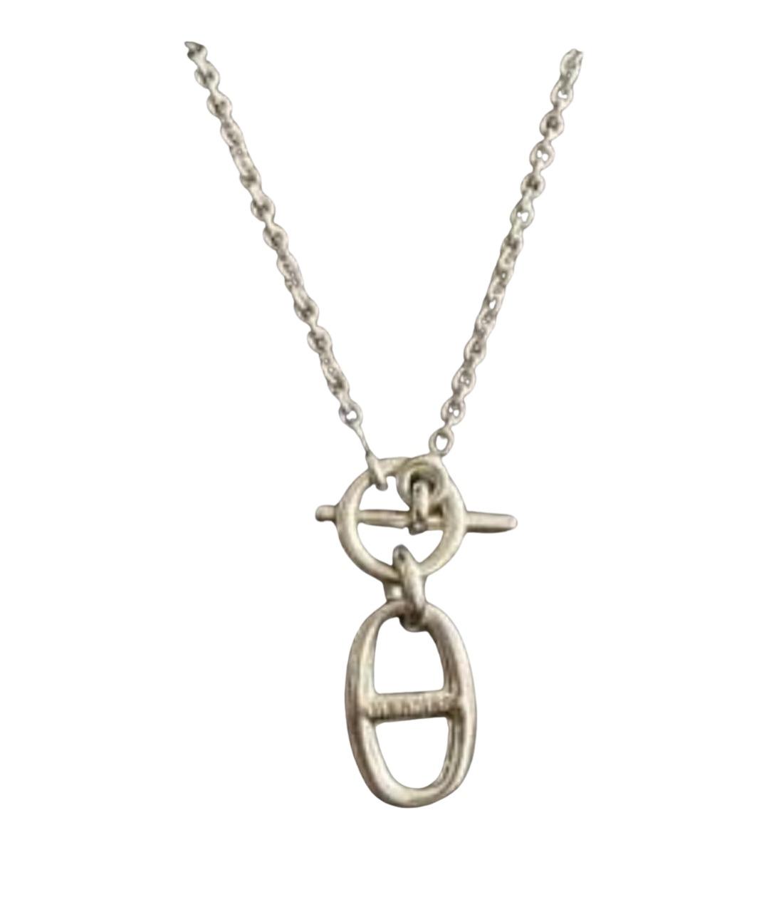 HERMES Серебряное колье, фото 1
