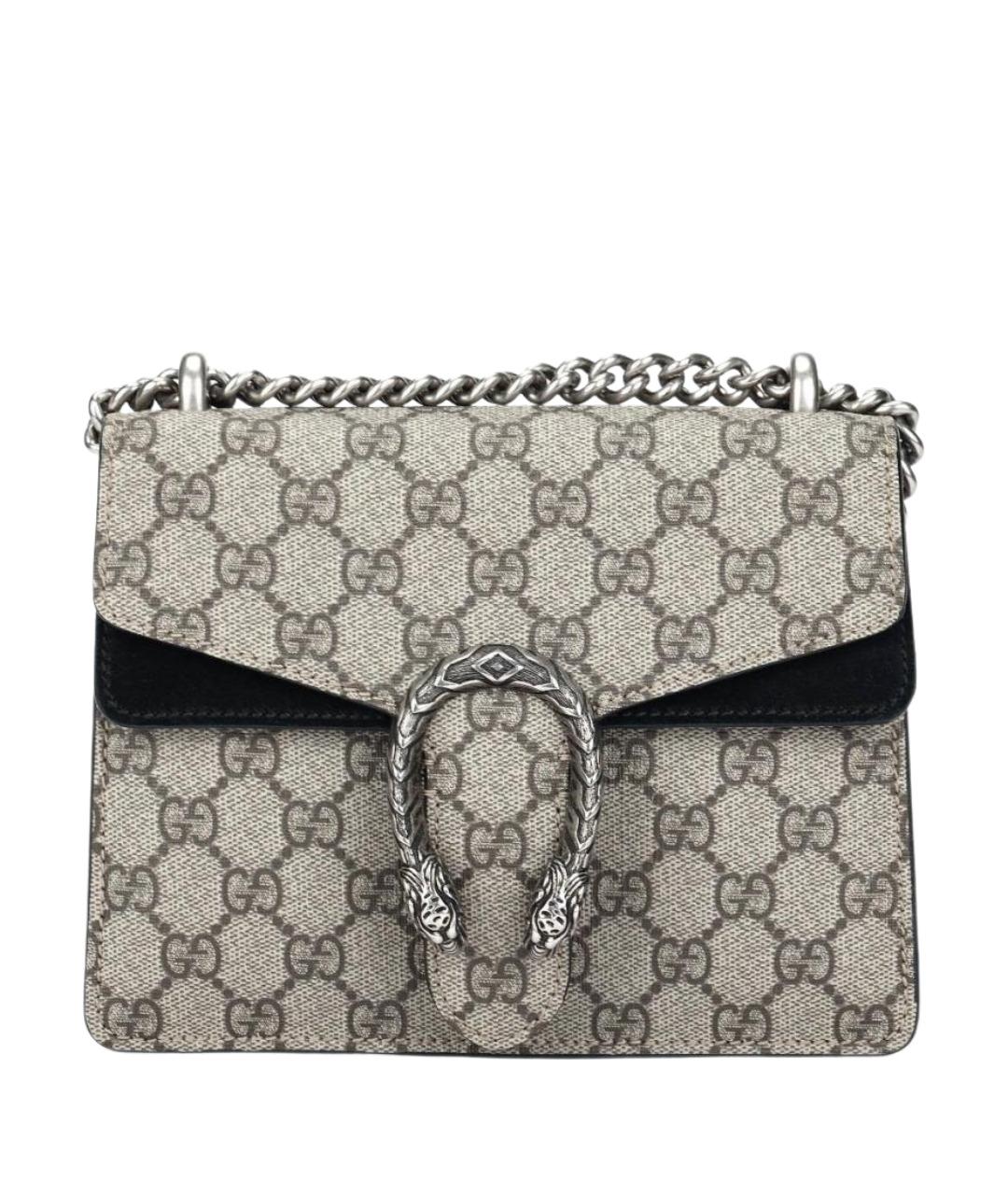 GUCCI Черная кожаная сумка через плечо, фото 1