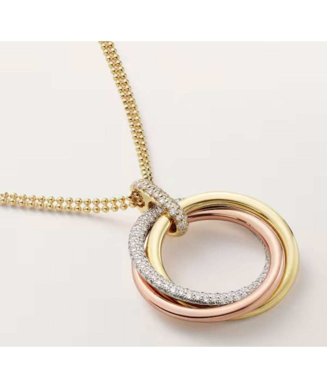 CARTIER Золотое колье из желтого золота, фото 2